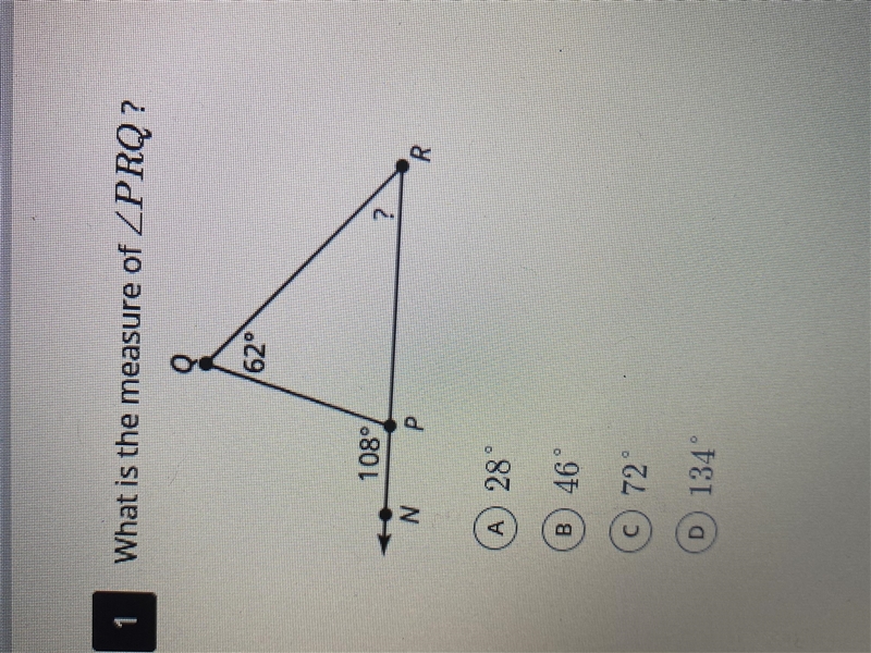 What is the measure of-example-1