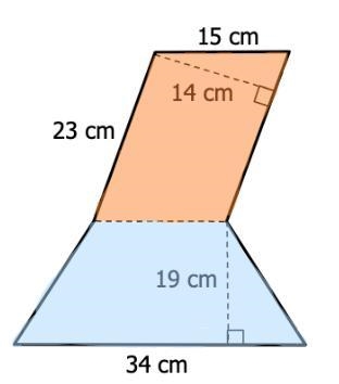 Please help me What is the area of the orange figure? *-example-1