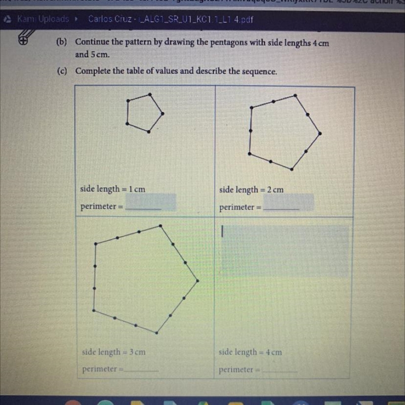 Every pentagon perimeter-example-1