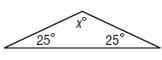 HELP PLEASEE, What is the value of X in the triangle?-example-1