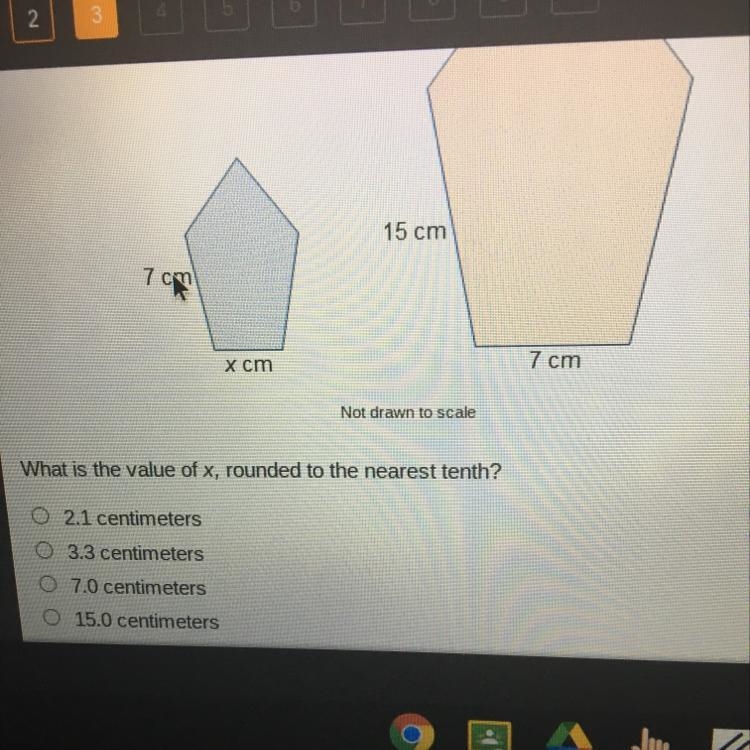 What is the value of x, rounded to the nearest tenth-example-1