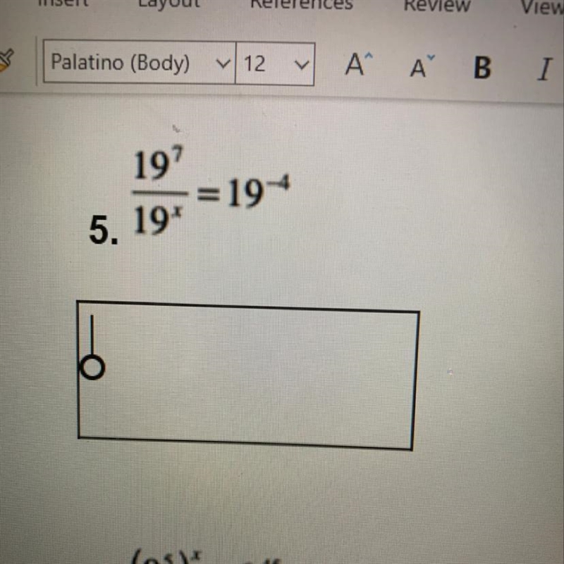 What number would “x” be ?-example-1