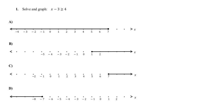 Im suppose to select the number line that goes with the inequalities.-example-1