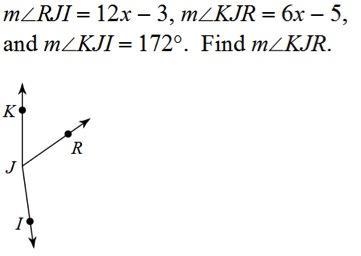 PLEASE HELP IM BEING TIMED! Find KJR Options: 4 61 55 50-example-1