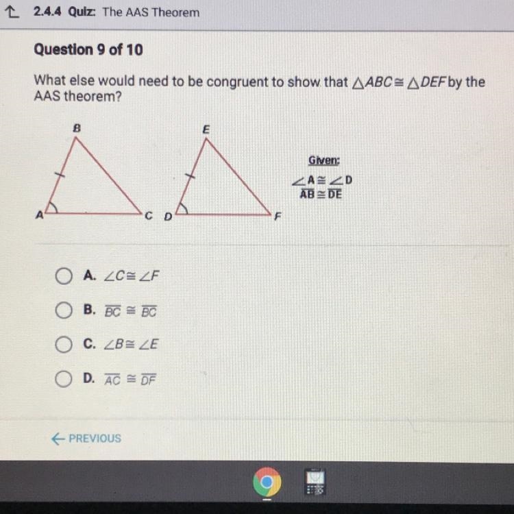 What Else would need to be congruent to show-example-1