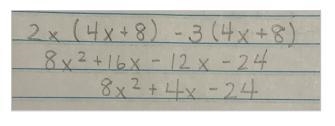 HELP DUE TODAY! Determine if the problem is done correctly AND explain your reasoning-example-1