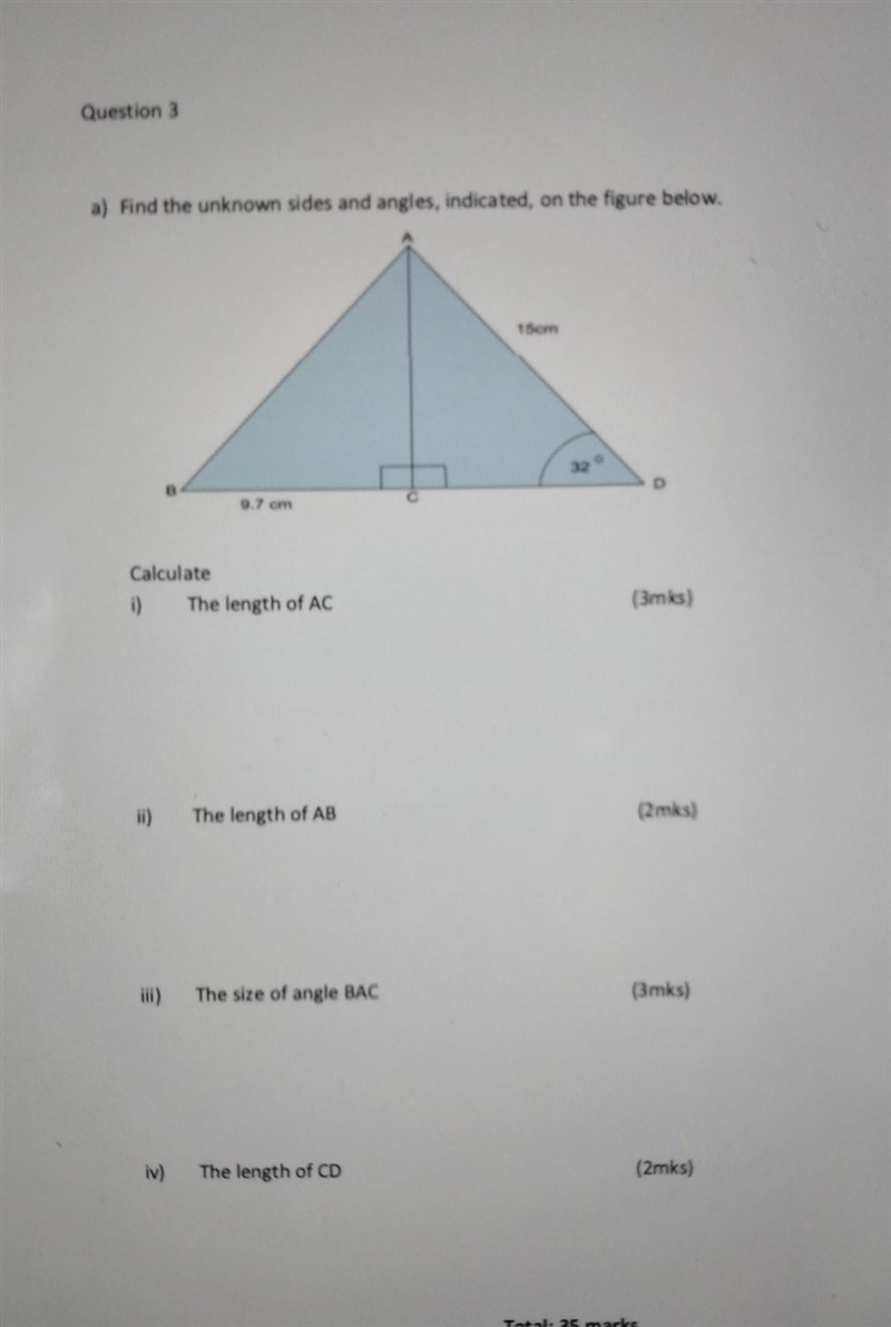 PYTHAGORAS THEROM AND TRIGONOMETRY RATIO​-example-1