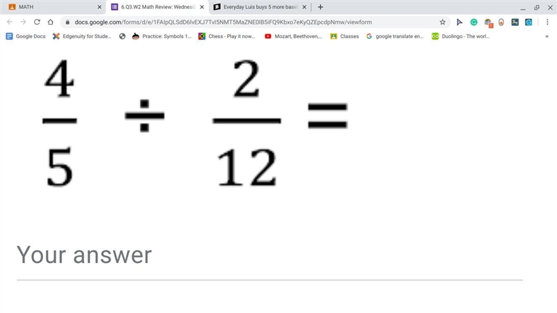 Find the quotient. I need help I am not very good with fractions sorry.-example-1