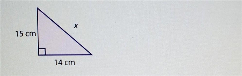 PLEASE HELP FAST!! 4. Find the unknown side of the triangle below (round to the nearest-example-1