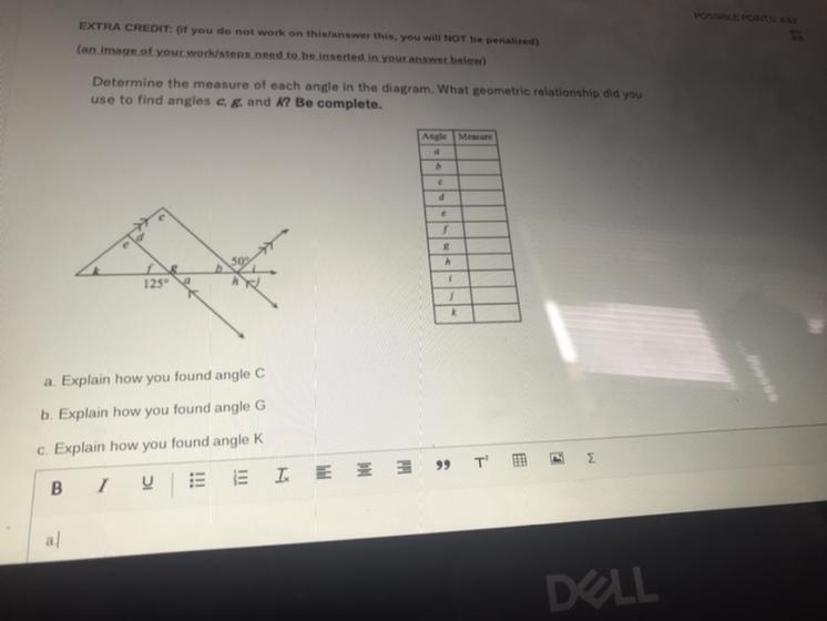 How do I find angles c,g and k-example-1