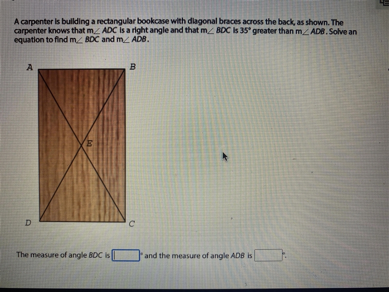 NEED HELP ASAP!! the measure of the angle BDC is. and the measure of angle ADB is-example-1