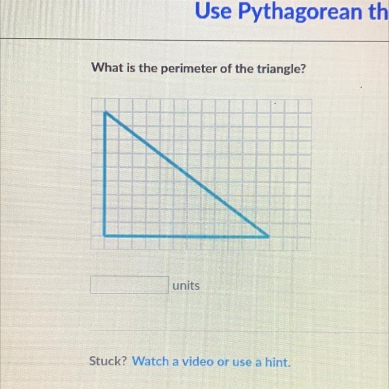 What is the perimeter of this triangle ?-example-1