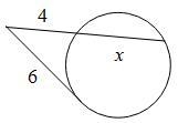 Solve for x. A. 4 B. 3 C. 5 D. 7-example-1