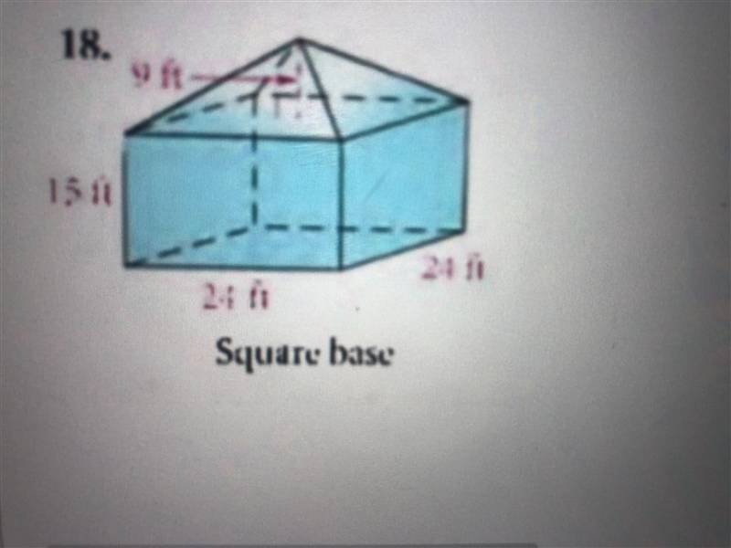 The volume to the nearest whole number for the composite shape below is-example-1