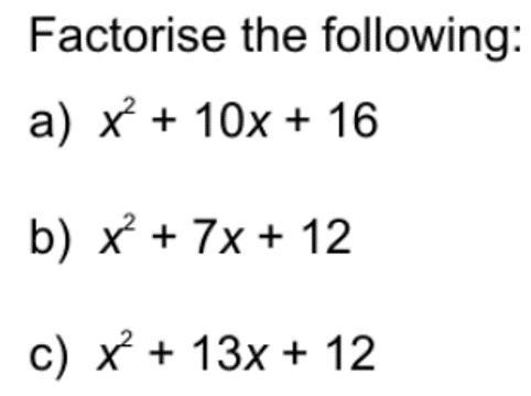 Please help ASAP: Factorise the following-example-1