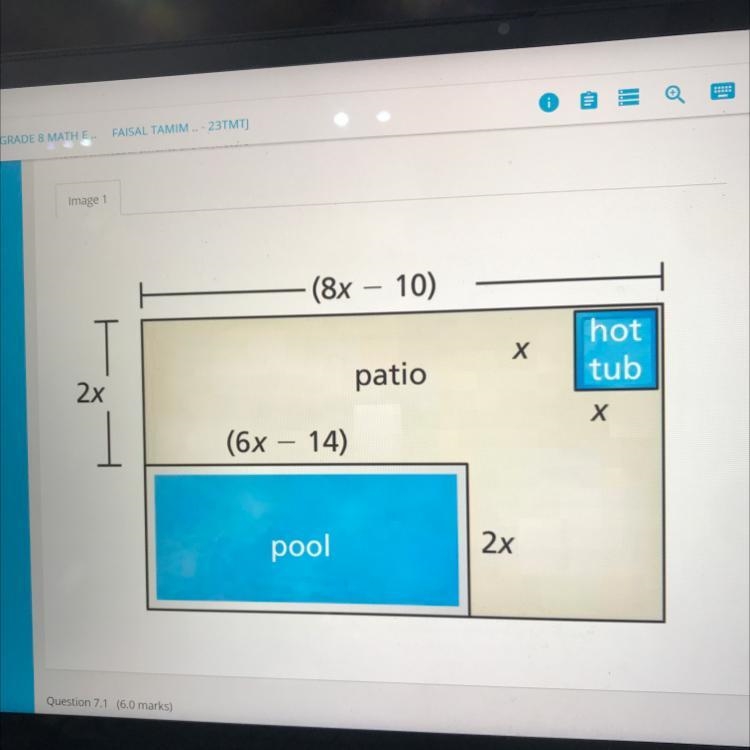 Find the area of the patio-example-1