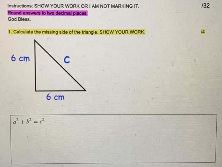 Please show your work! *grade 9 work*-example-1