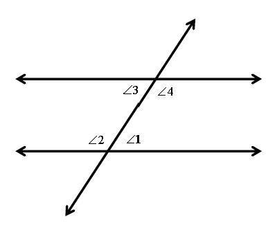 Find the measures of 1 and 4 if 2 = 119 and = 61-example-1