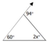 Use the following diagram to solve the problem Solve for x. A.13 B.17 C.47 c.34-example-1