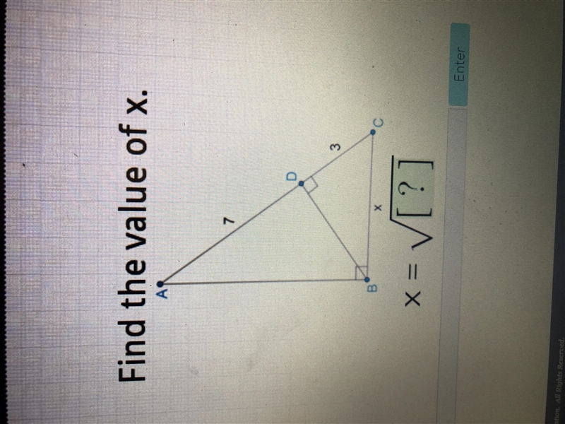 How do i find the value of x?-example-1