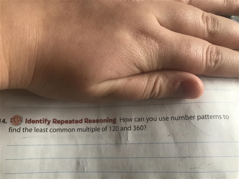 How can you use number patterns to find the least common factor-example-1