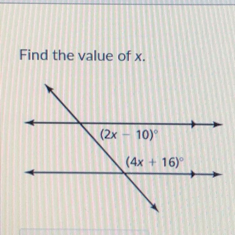 Find the value of x.-example-1