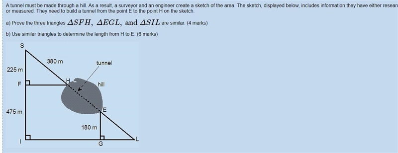 A tunnel must be made through a hill. As a result, a surveyor and an engineer create-example-1