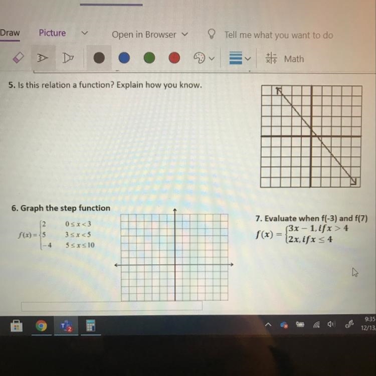 Is this relation a function? Explain how you know.-example-1