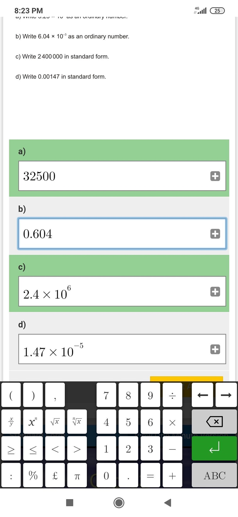 The both that are not in green I don't know how to do them . I need some help.-example-1