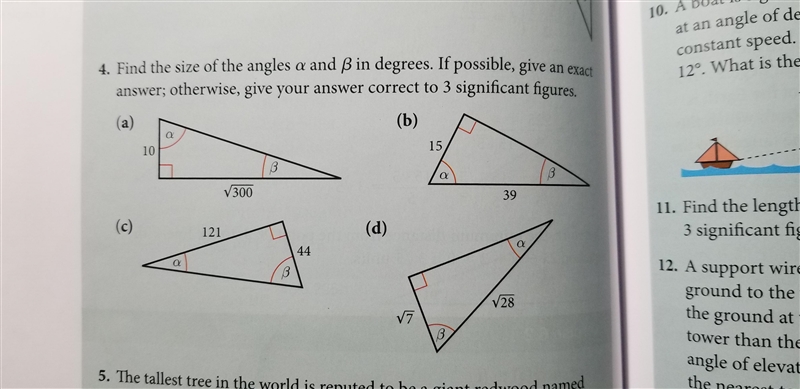 The answers in my textbook show that using Soh Cah Toa is not right. Unless I'm doing-example-1