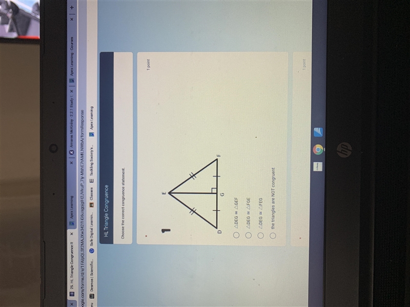 Choose the correct congruence statement-example-1