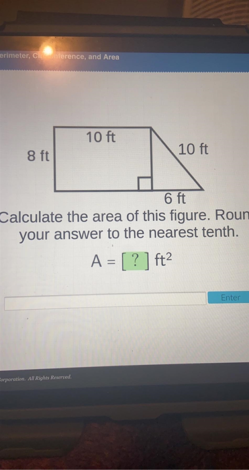 What would the area of this figure be??-example-1