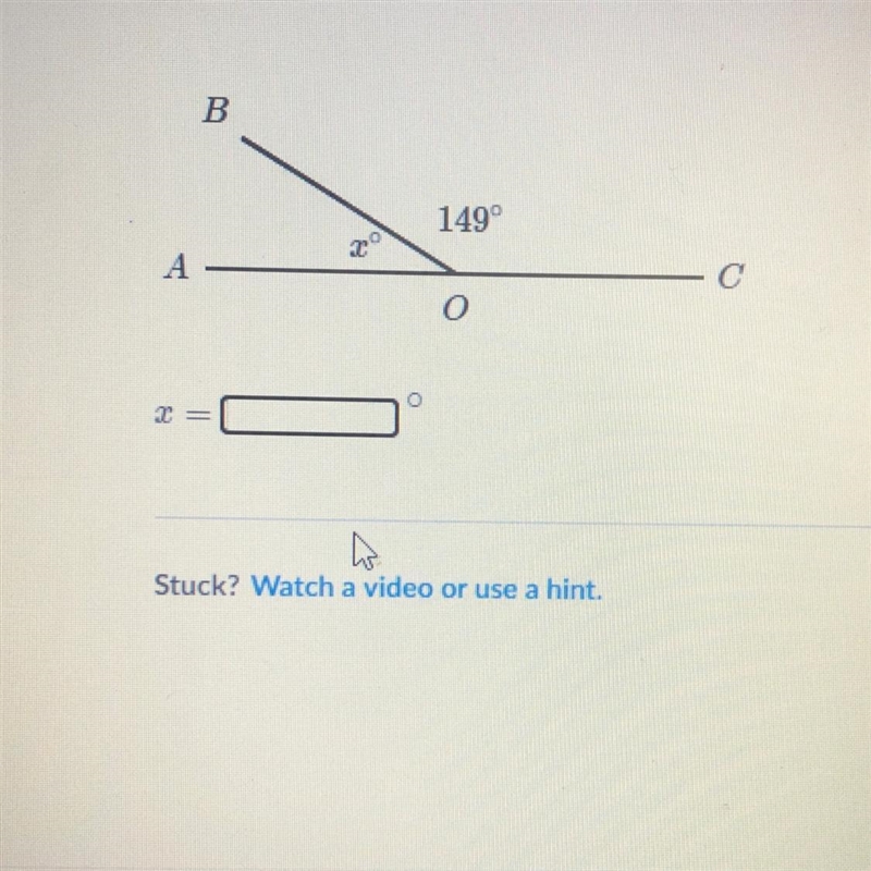 What is the measure of Zx? Angles are not necessarily drawn to scale. B 149° 0-example-1