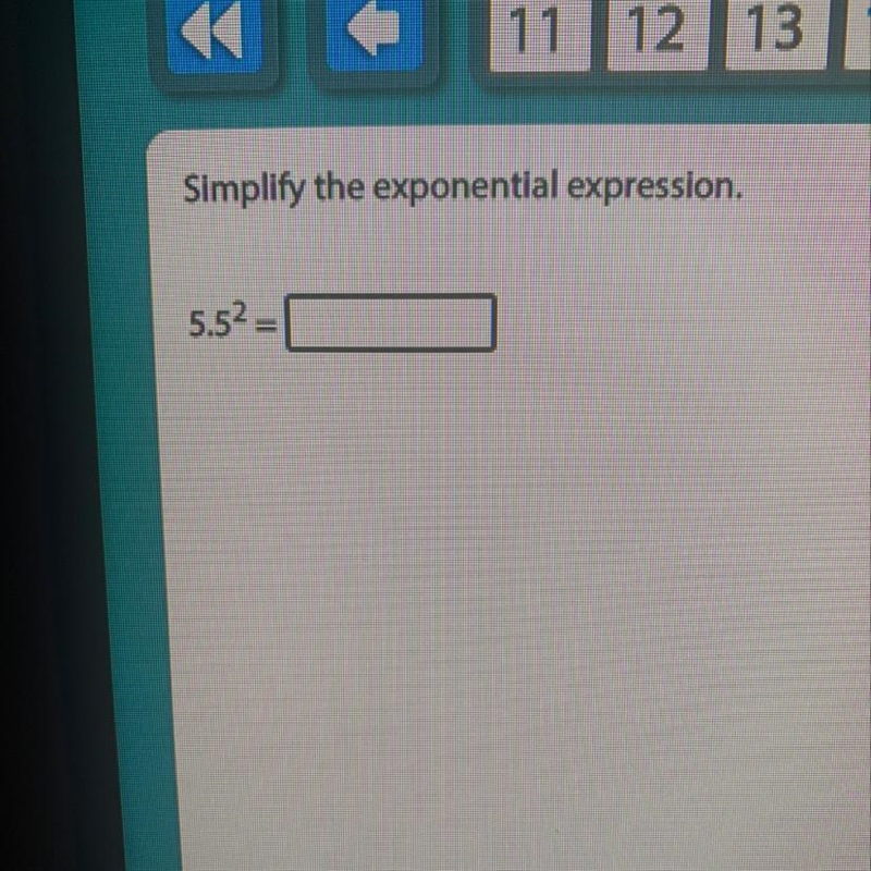 Simplify the exponential expres 5.52 ￼-example-1