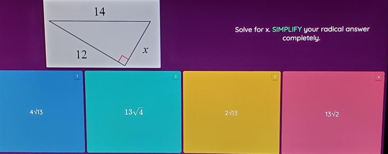 Solve for x simplify your radical answer completely. would really appreciate help-example-1