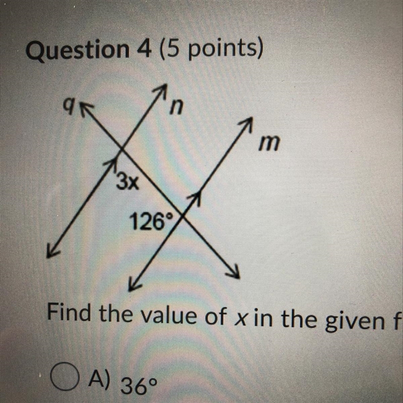 Find the value of x in the given figure using parallel lines-example-1