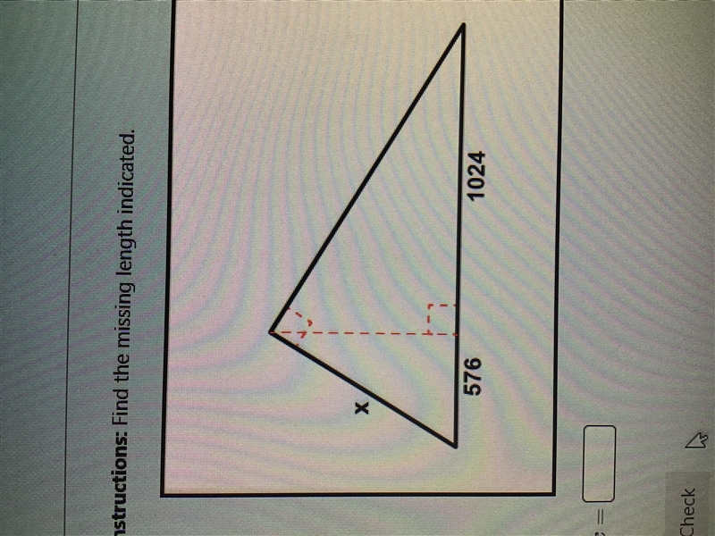 Find the Missing length indicated-example-1