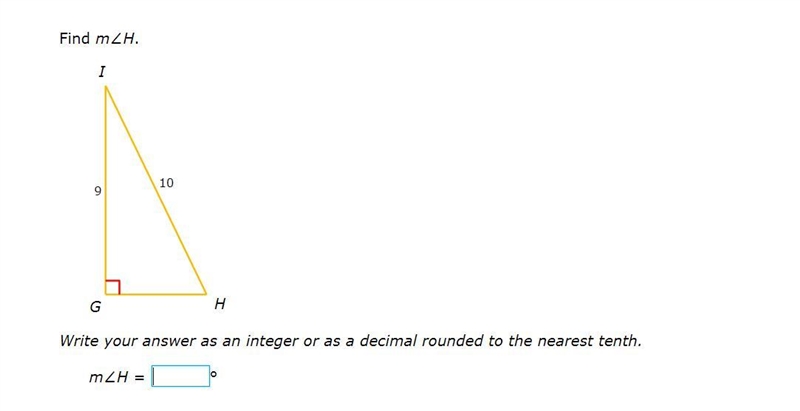 PLEASE HELP ASAP!!! I NEED CORRECT ANSWERS ONLY PLEASE!!! Find m∠H. Write your answer-example-1