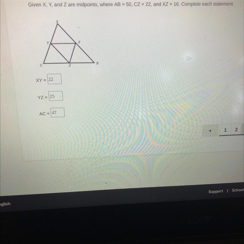 Can somebody check my work? For geometry-example-1