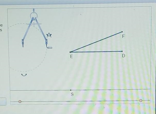 Copy DEF to the line so that S is the vertex. This task will be complete when you-example-1