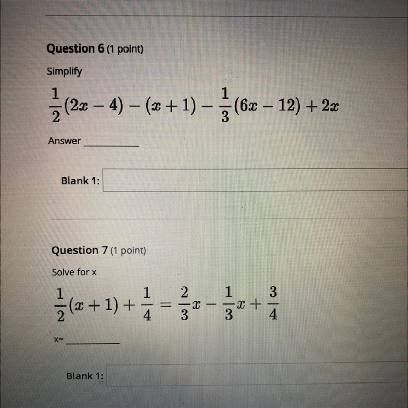 Algebra 2 help, please help with both 6 and 7-example-1