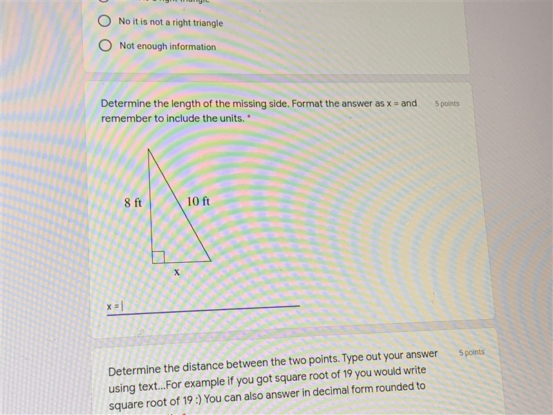 How do I find the missing side of this triangle?-example-1