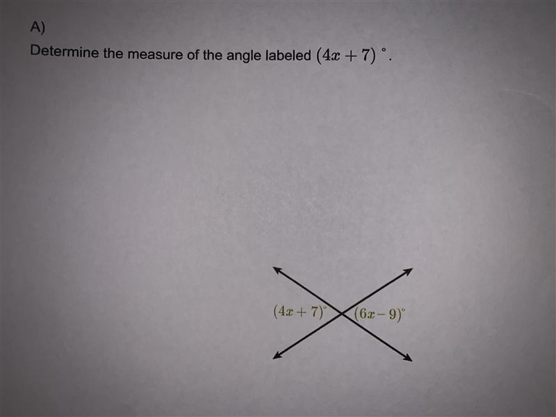 Determine the measure of the angle below* please help ASAP! :)-example-1