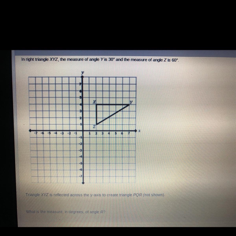 What is the measure in degrees of angle R?-example-1