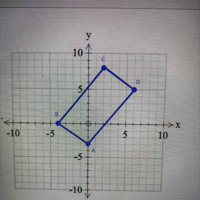 Jacob says that this figure is a rectangle because he found that opposite sides are-example-1