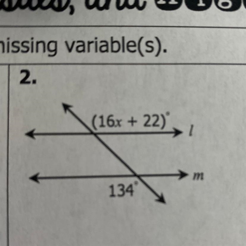 My teacher gave us the answers but we just need to show the work for solving the problems-example-1