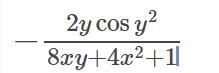 I need to find dy/dx of the function in the first photo, the second photo is the result-example-3