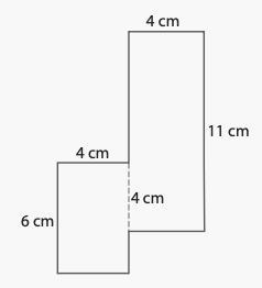 Find the area and perimeter of the composite shape..-example-1