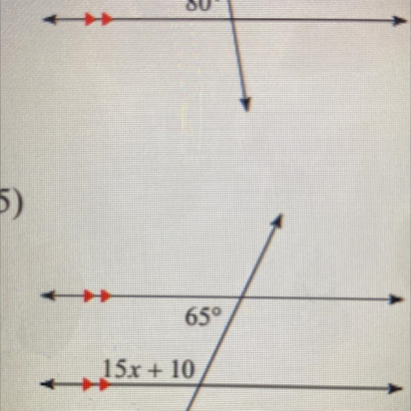 What’s the answer for 65° 15x + 10-example-1