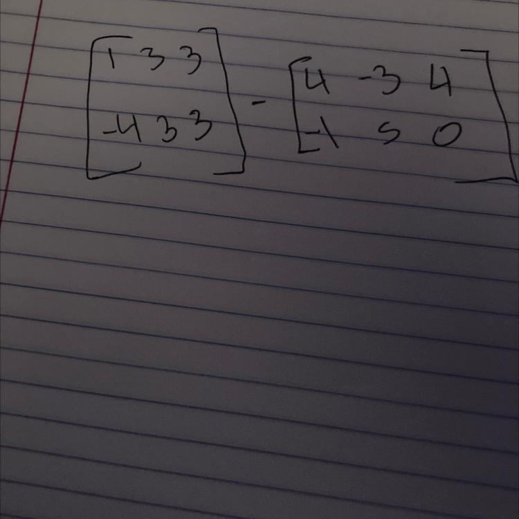 How to solve matrix addition and subtraction-example-1